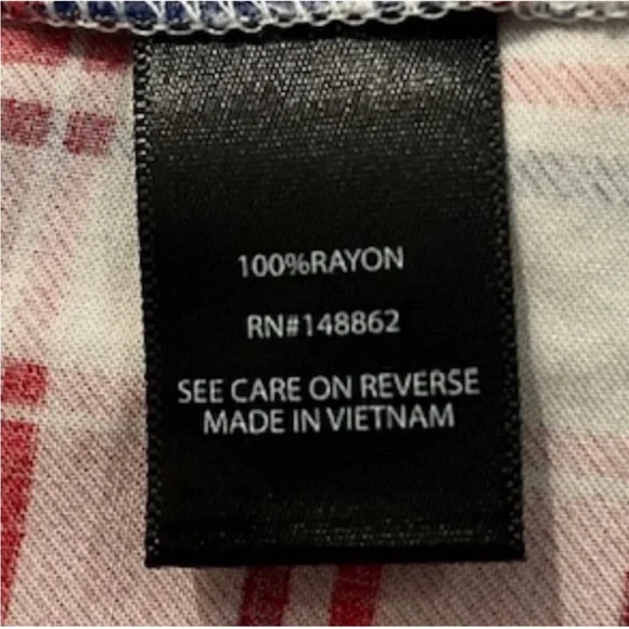 Torrid Puff Sleeve Tiered Midi Dress - Challis Plaid Red & Blue Sz14-16 (1X) EUC - Picture 13 of 14